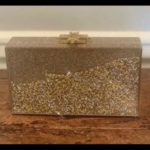 BRAND NEW India Hicks Glitter Box Clutch